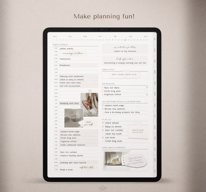 Digital Planner - Minimalist Planner