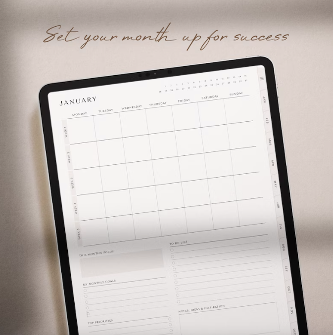 Digital Planner - Minimalist Planner